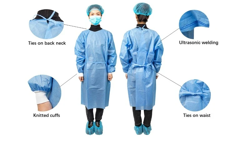 SMS isolation gown SMS isolation gown